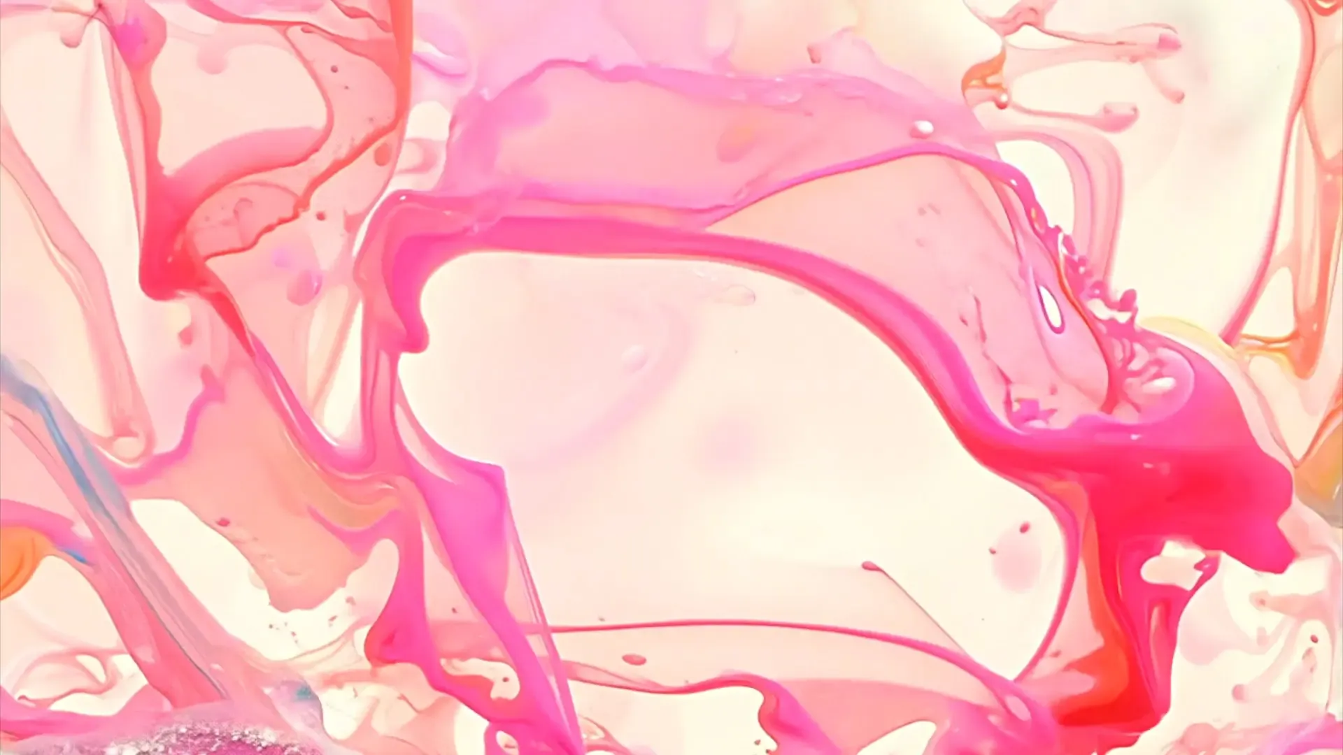 Abstract Liquid Paint Swirl Transition for Beauty and Fashion Ads